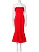 Cinq à Sept Strapless Midi Length Dress
