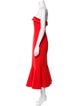 Cinq à Sept Strapless Midi Length Dress