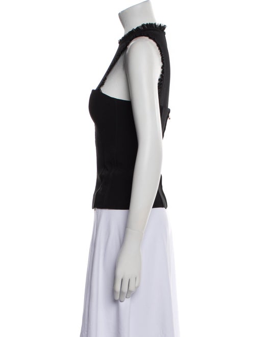 Cinq à Sept Mock Neck Sleeveless Top