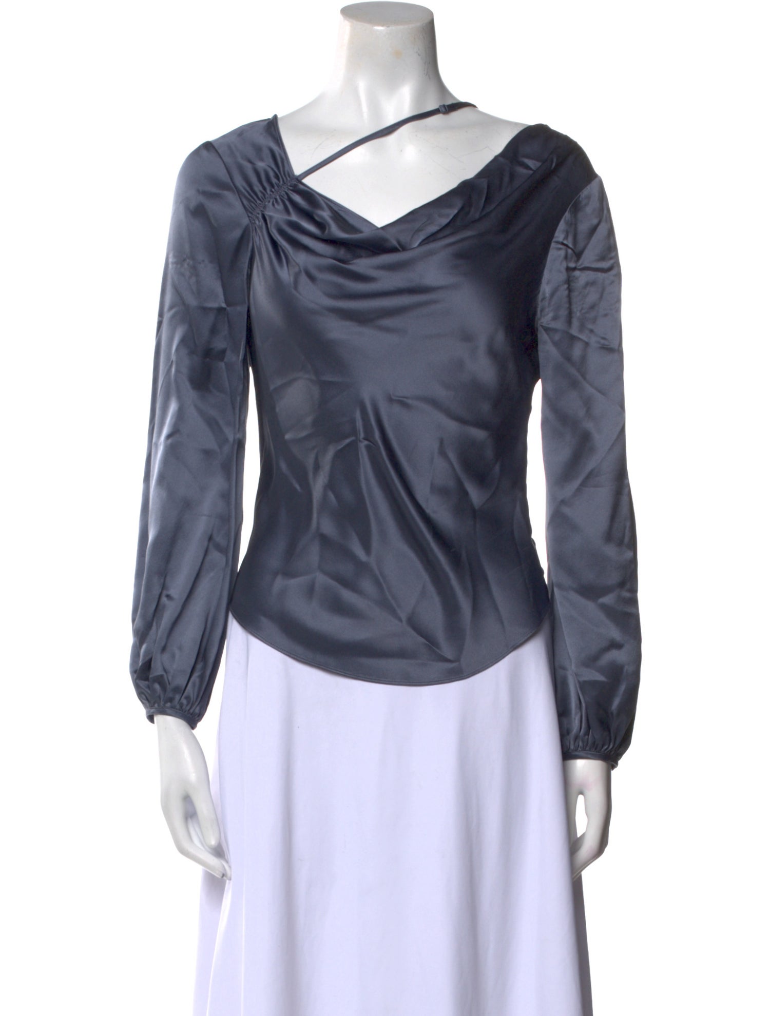 Cinq à Sept Silk Cowl Neck Blouse