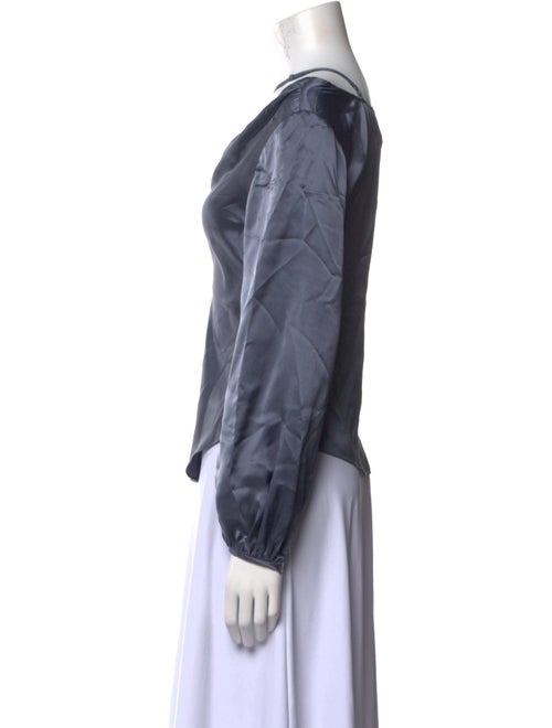 Cinq à Sept Silk Cowl Neck Blouse