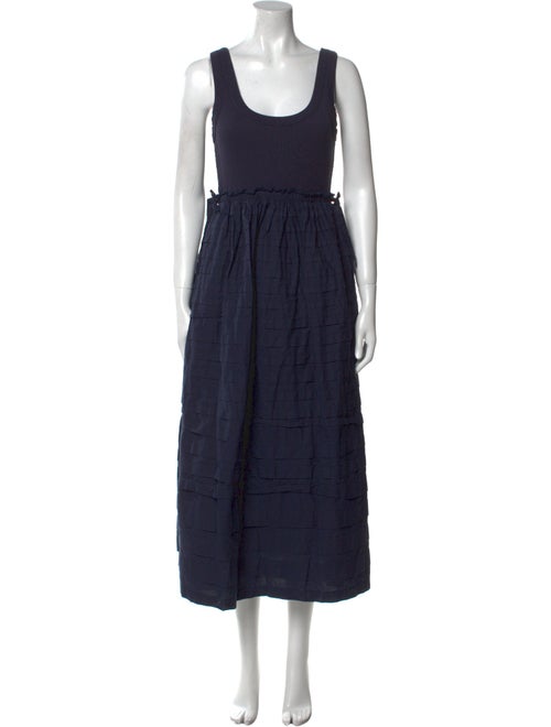 Cinq à Sept Scoop Neck Midi Length Dress