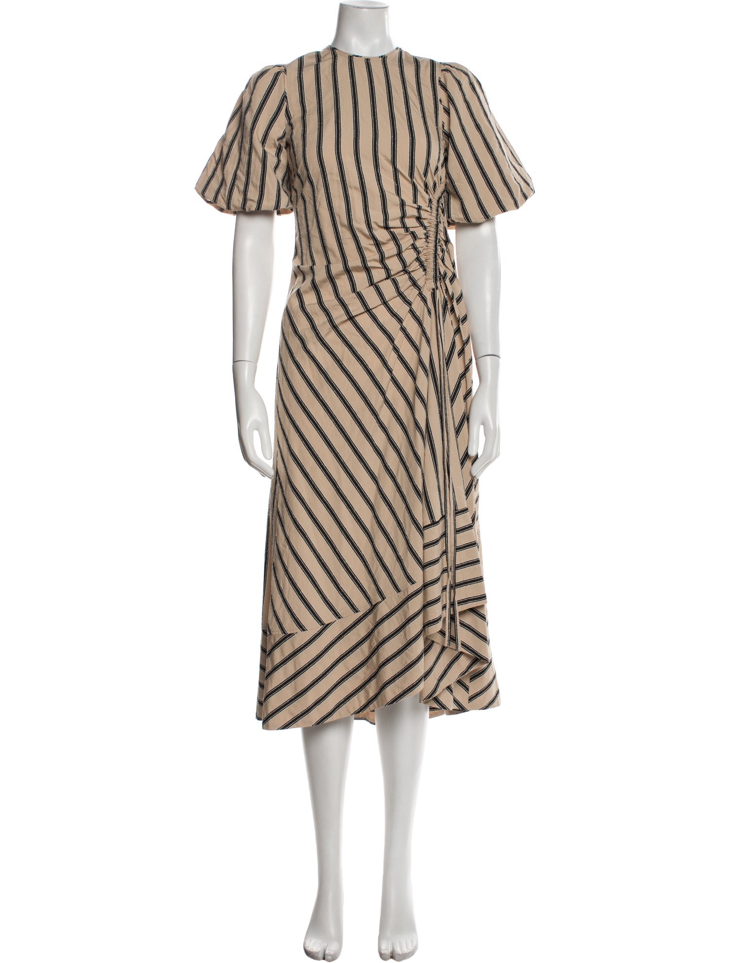 Cinq à Sept Striped Midi Length Dress w/ Tags