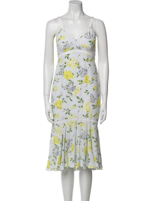 Cinq à Sept Silk Midi Length Dress