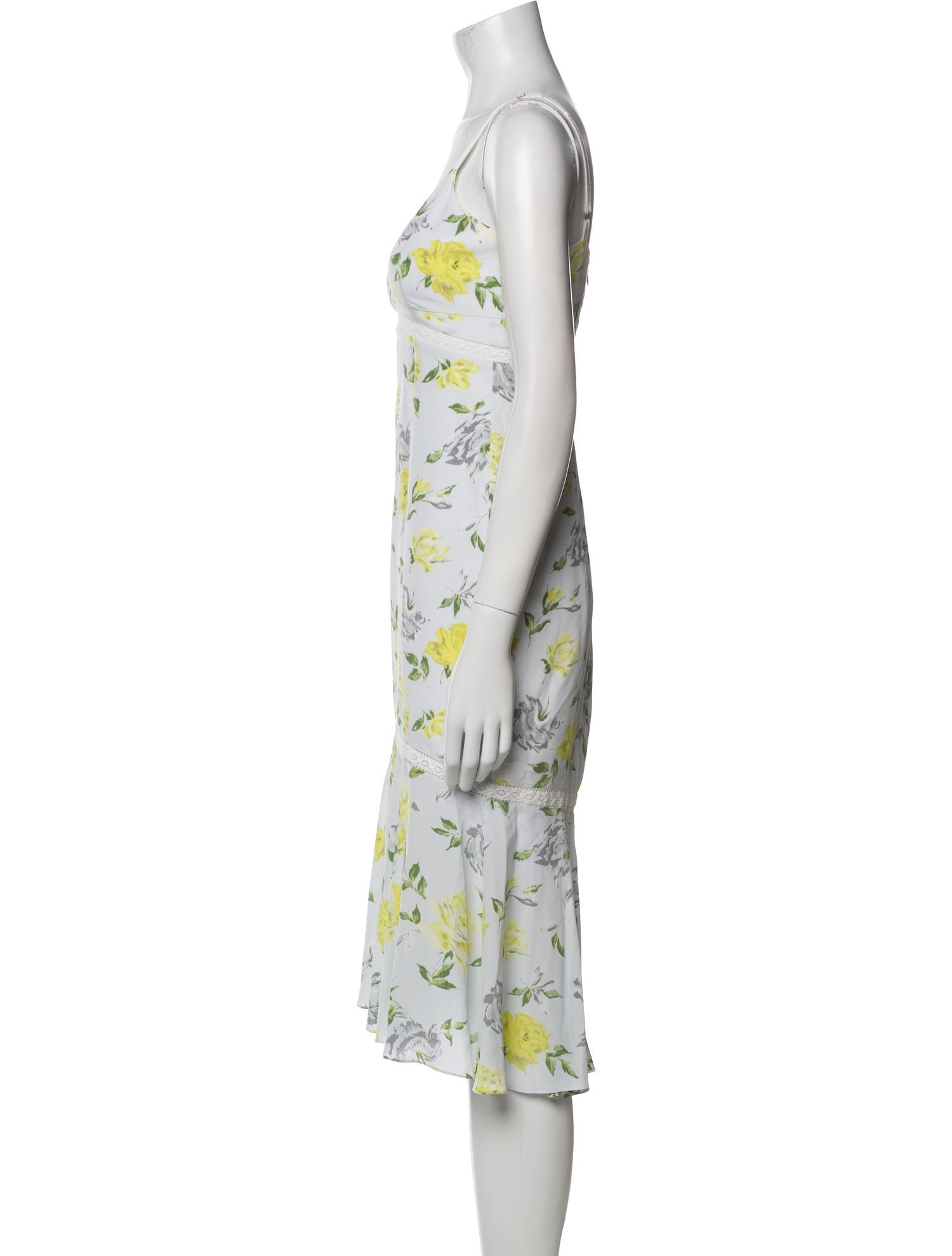 Cinq à Sept Silk Midi Length Dress