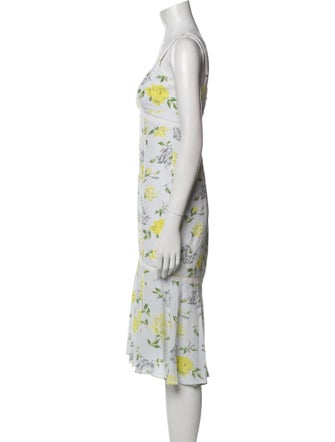 Cinq à Sept Silk Midi Length Dress