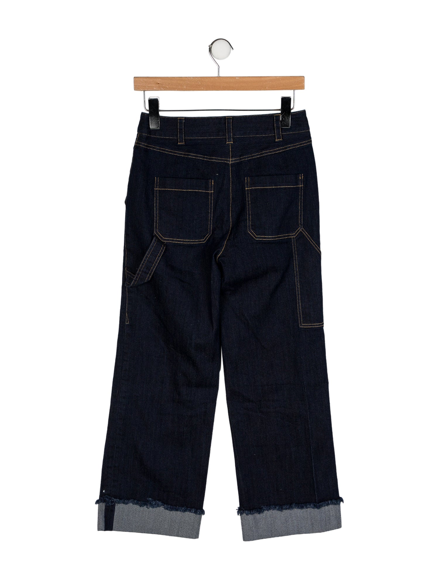 Cinq à Sept Mid-Rise Wide Leg Jeans