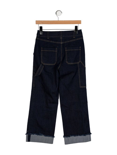 Cinq à Sept Mid-Rise Wide Leg Jeans