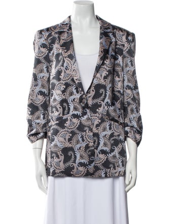 Cinq à Sept Printed Blazer