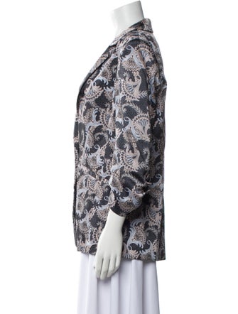 Cinq à Sept Printed Blazer