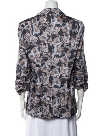 Cinq à Sept Printed Blazer