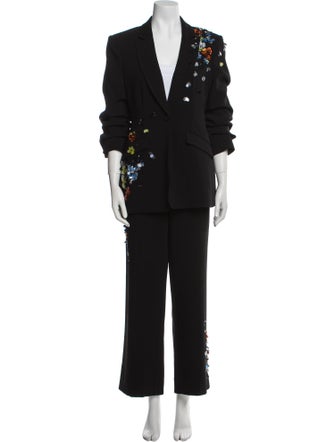 Cinq à Sept Graphic Print Pantsuit