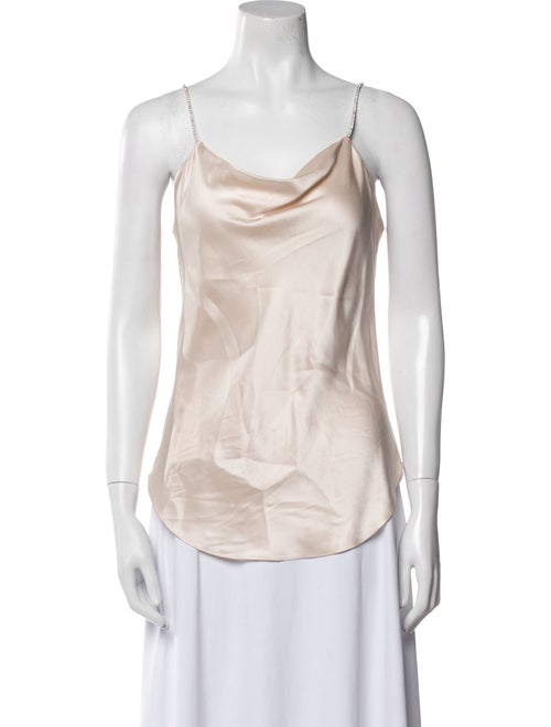 Cinq à Sept Silk Cowl Neck Top