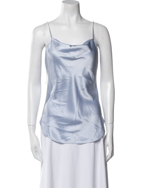 Cinq à Sept Silk Square Neckline Top