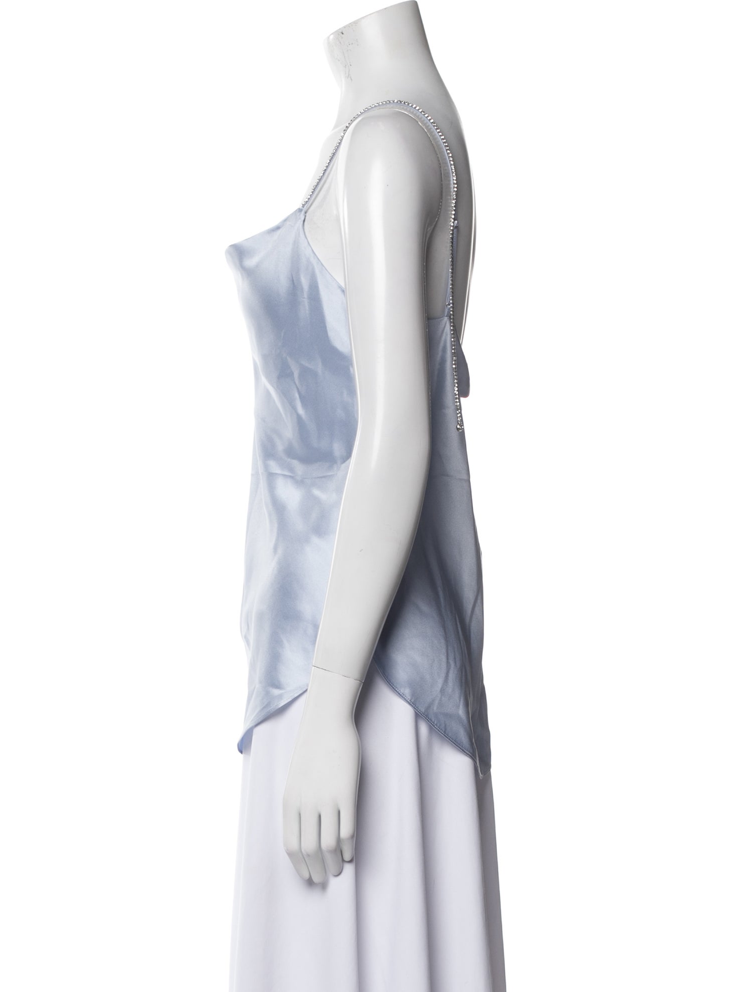 Cinq à Sept Silk Square Neckline Top