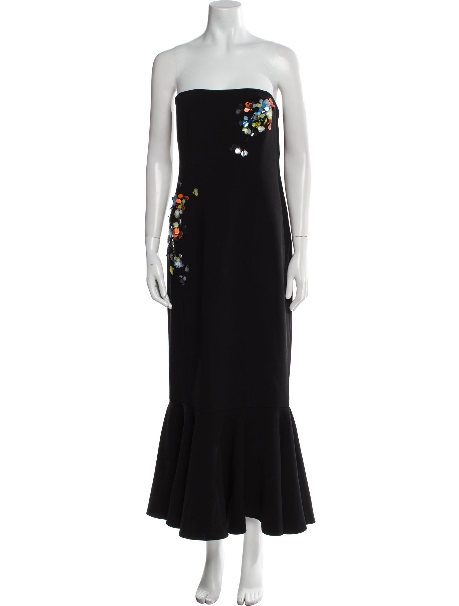 Cinq à Sept Strapless Midi Length Dress