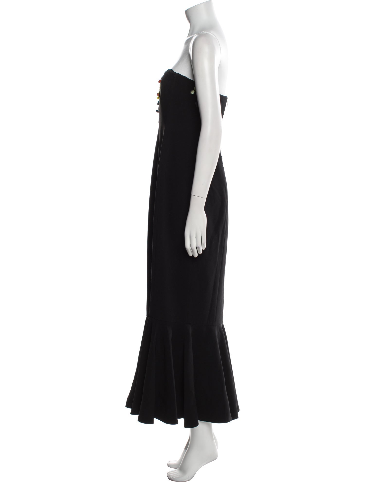 Cinq à Sept Strapless Midi Length Dress