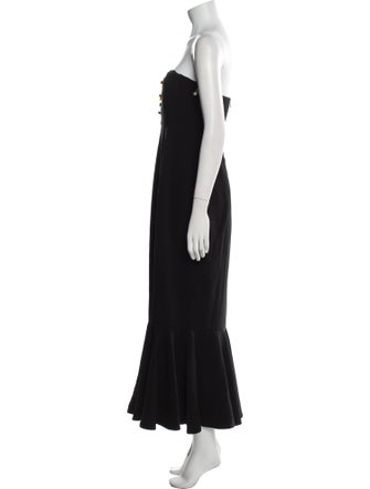 Cinq à Sept Strapless Midi Length Dress