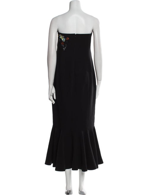 Cinq à Sept Strapless Midi Length Dress