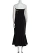 Cinq à Sept Strapless Midi Length Dress