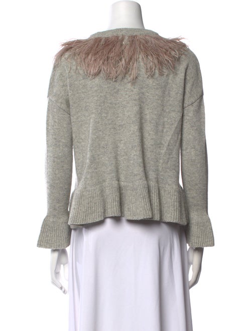 Cinq à Sept Merino Wool Crew Neck Sweater