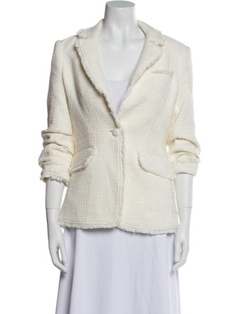 Cinq à Sept Tweed Pattern Blazer