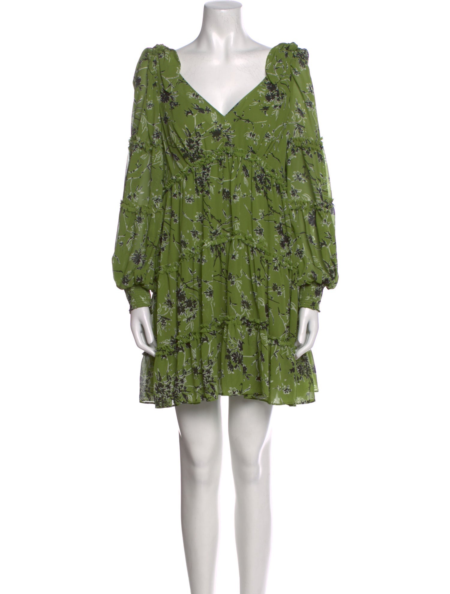 Cinq à Sept Floral Print Mini Dress