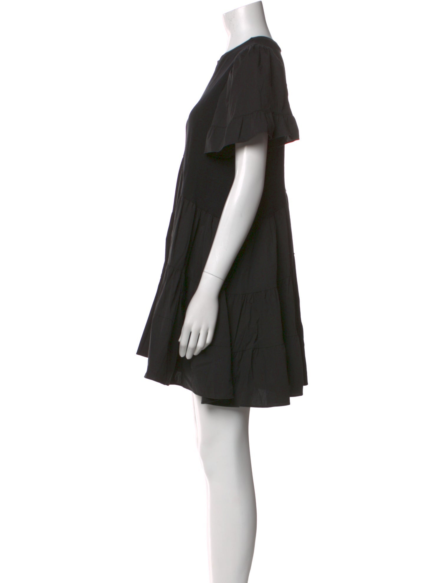 Cinq à Sept Crew Neck Short Sleeve Tunic