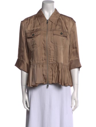 Cinq à Sept Three-Quarter Sleeve Blouse