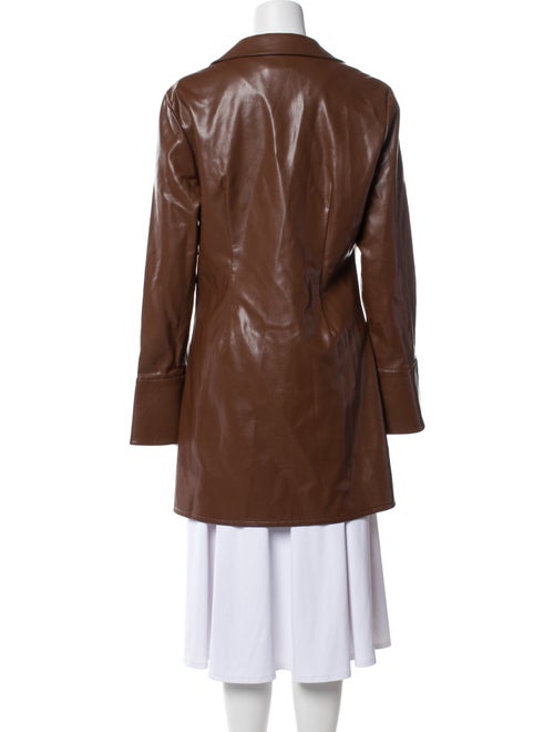 Cinq à Sept Leather Trench Coat