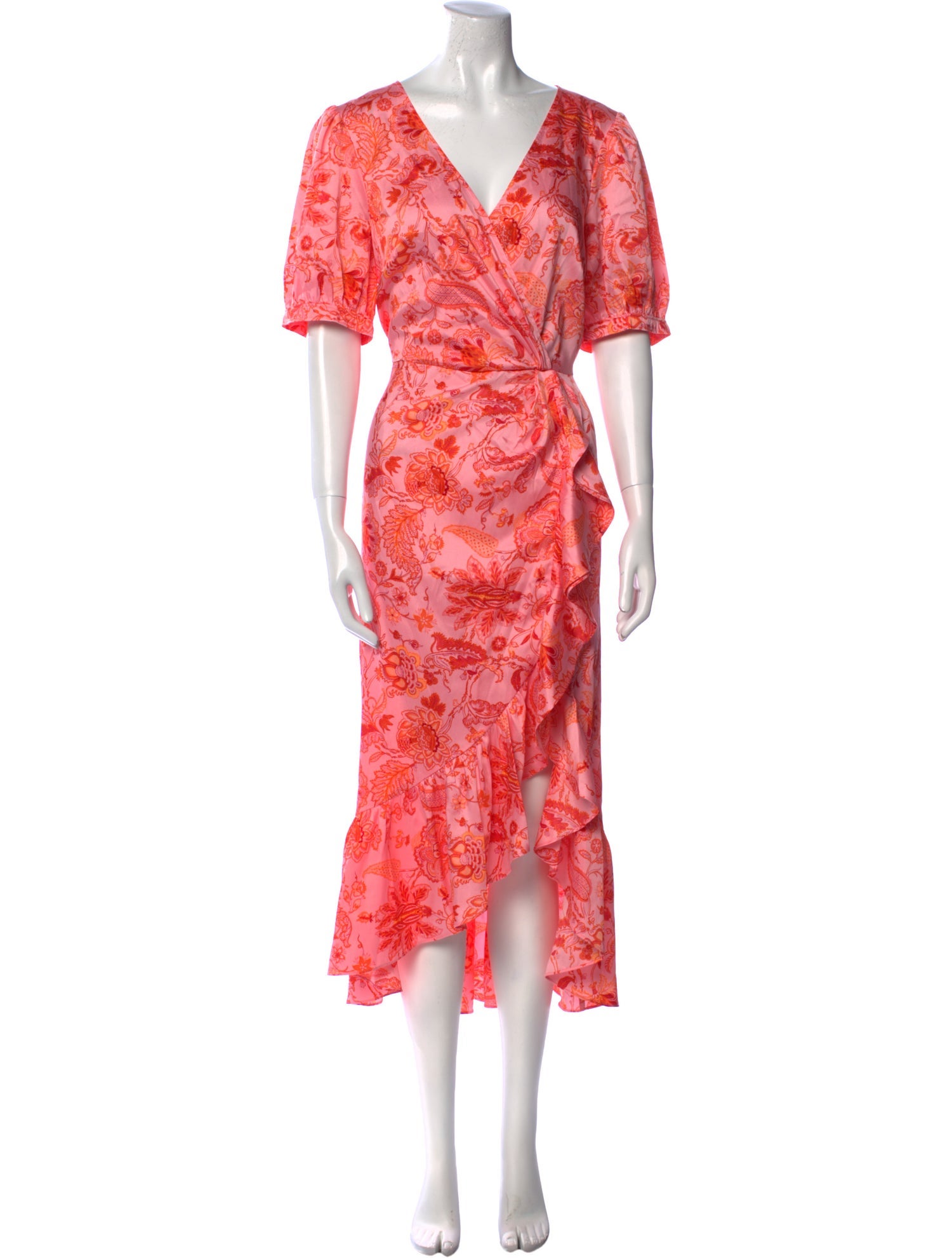 Cinq à Sept Floral Print Long Dress w/ Tags