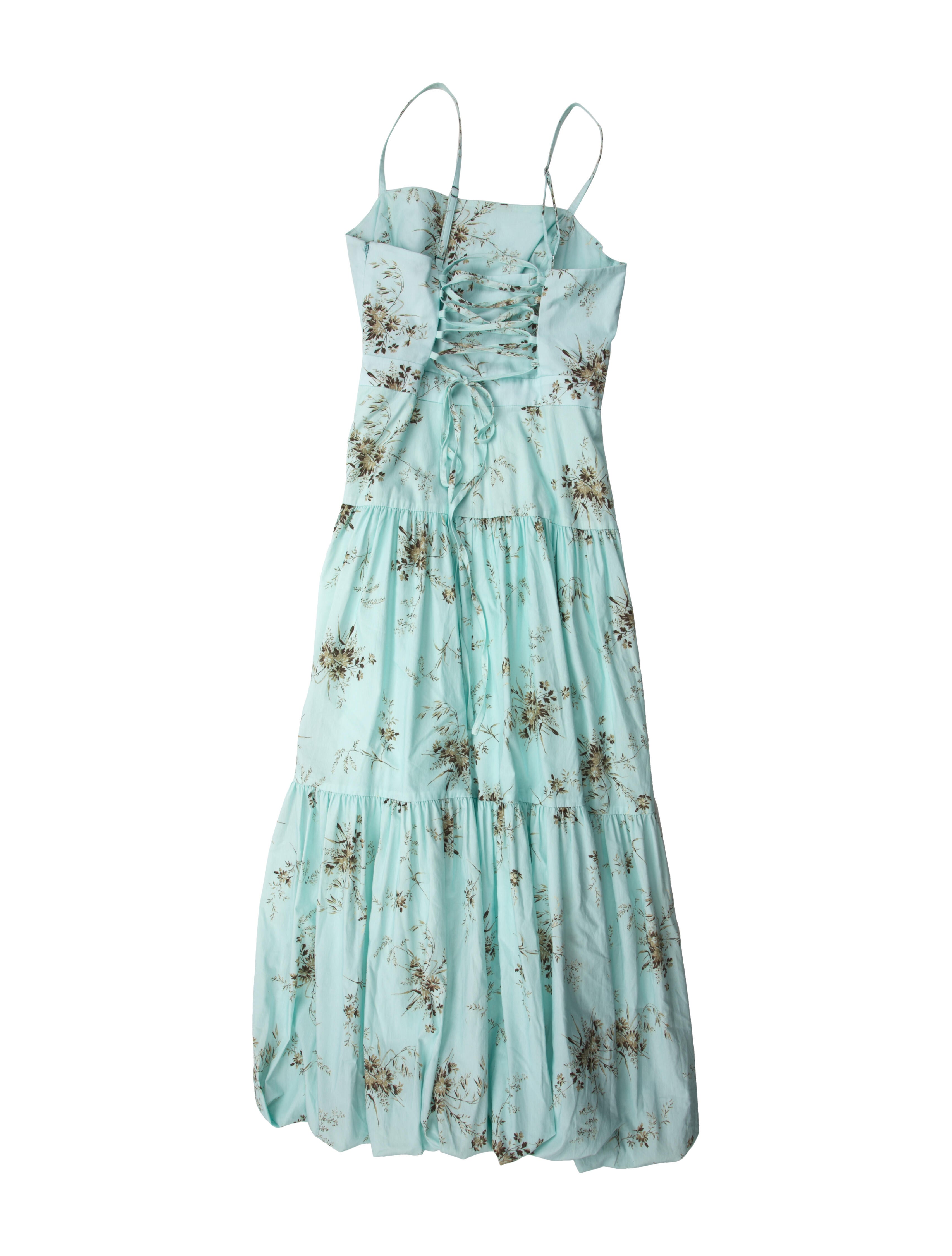 Cinq à Sept Floral Print Long Dress w/ Tags