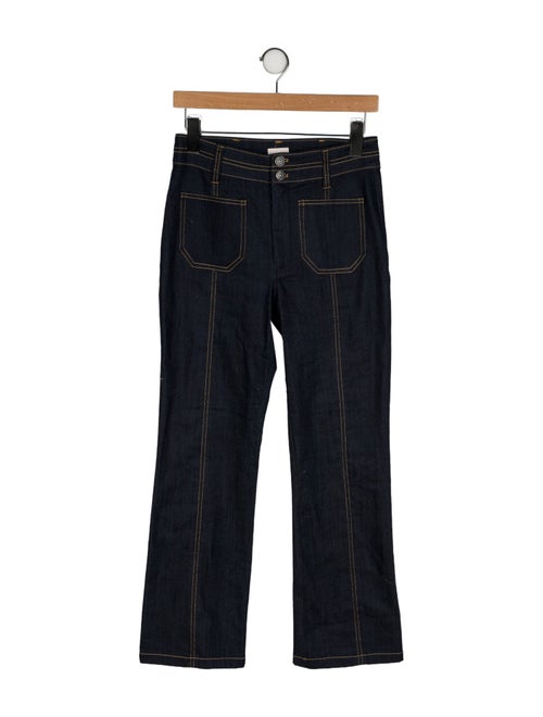 Cinq à Sept High-Rise Straight Leg Jeans