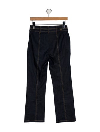 Cinq à Sept High-Rise Straight Leg Jeans