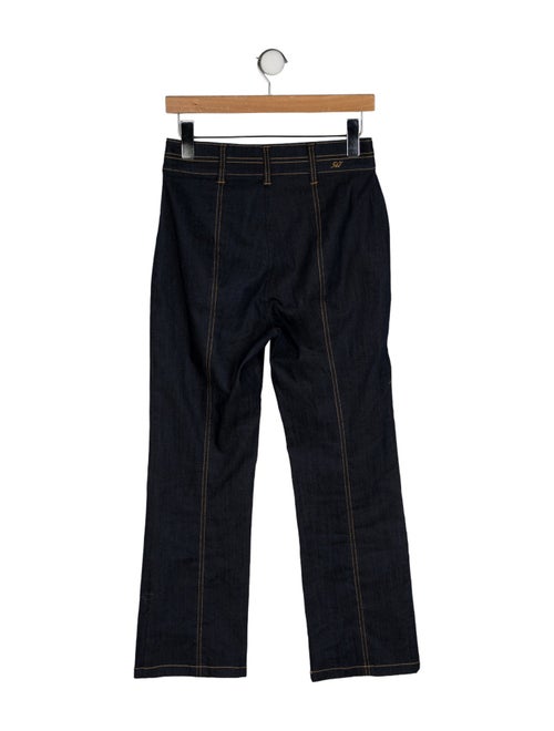 Cinq à Sept High-Rise Straight Leg Jeans