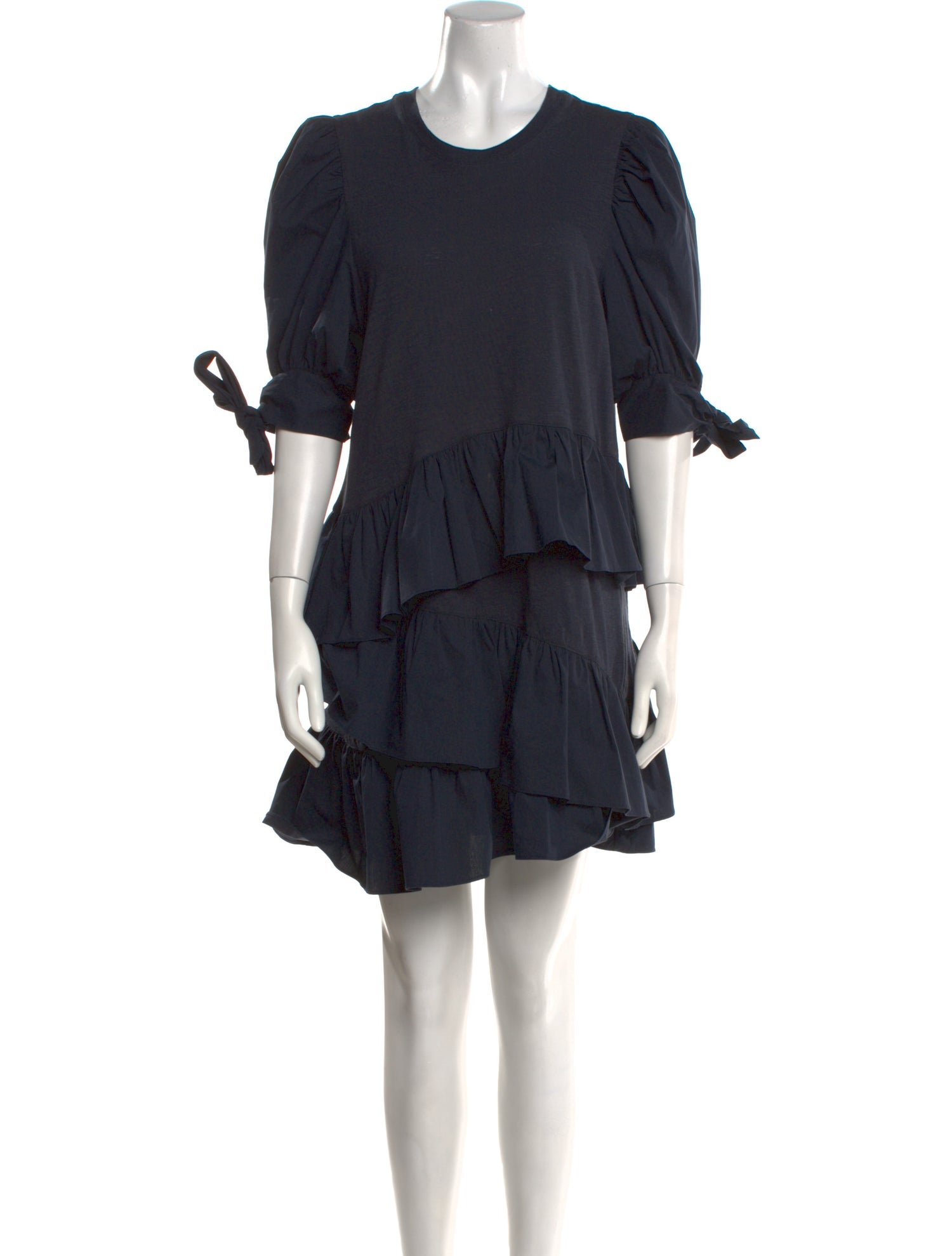 Cinq à Sept Crew Neck Mini Dress