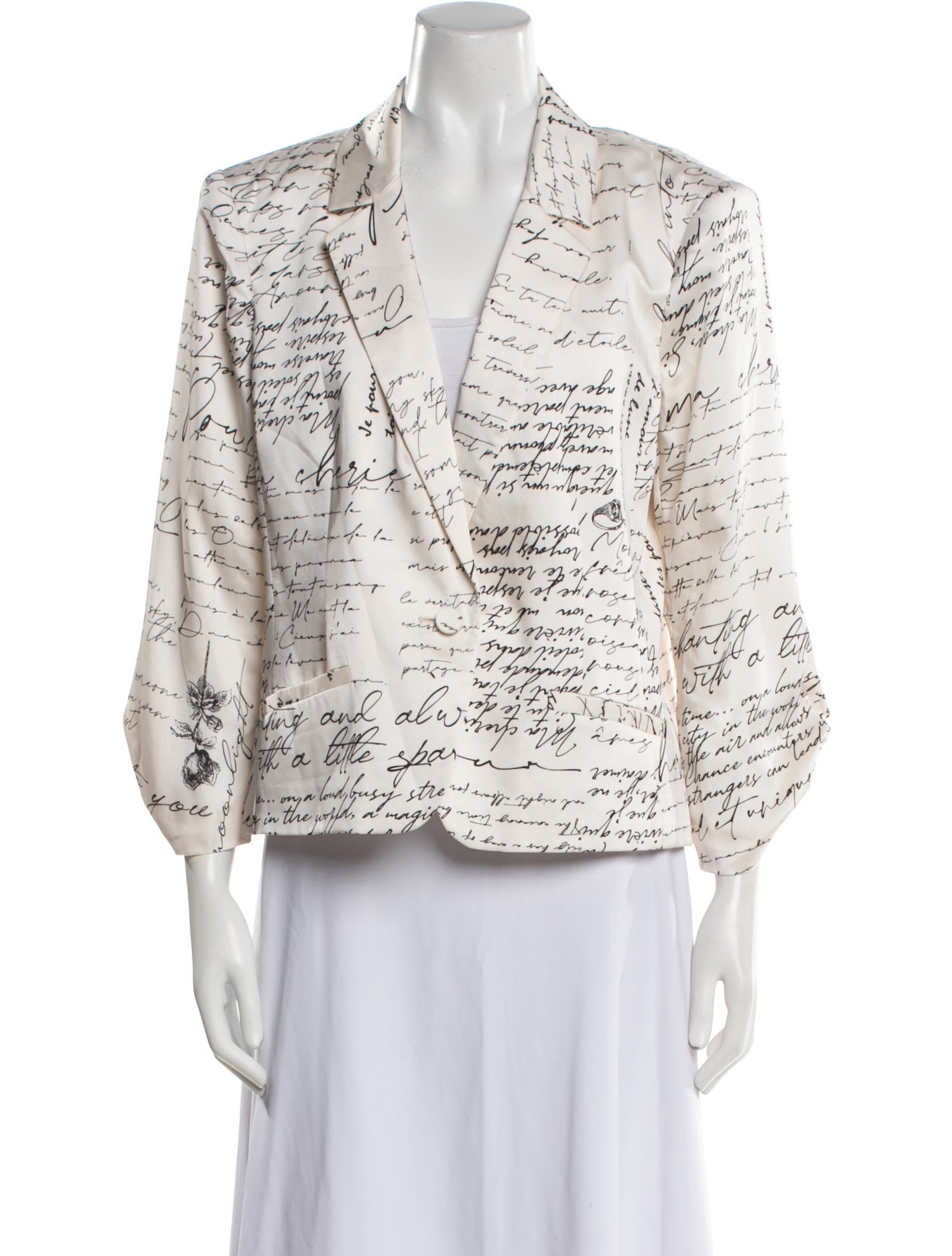 Cinq à Sept Printed Blazer