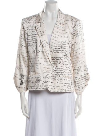 Cinq à Sept Printed Blazer