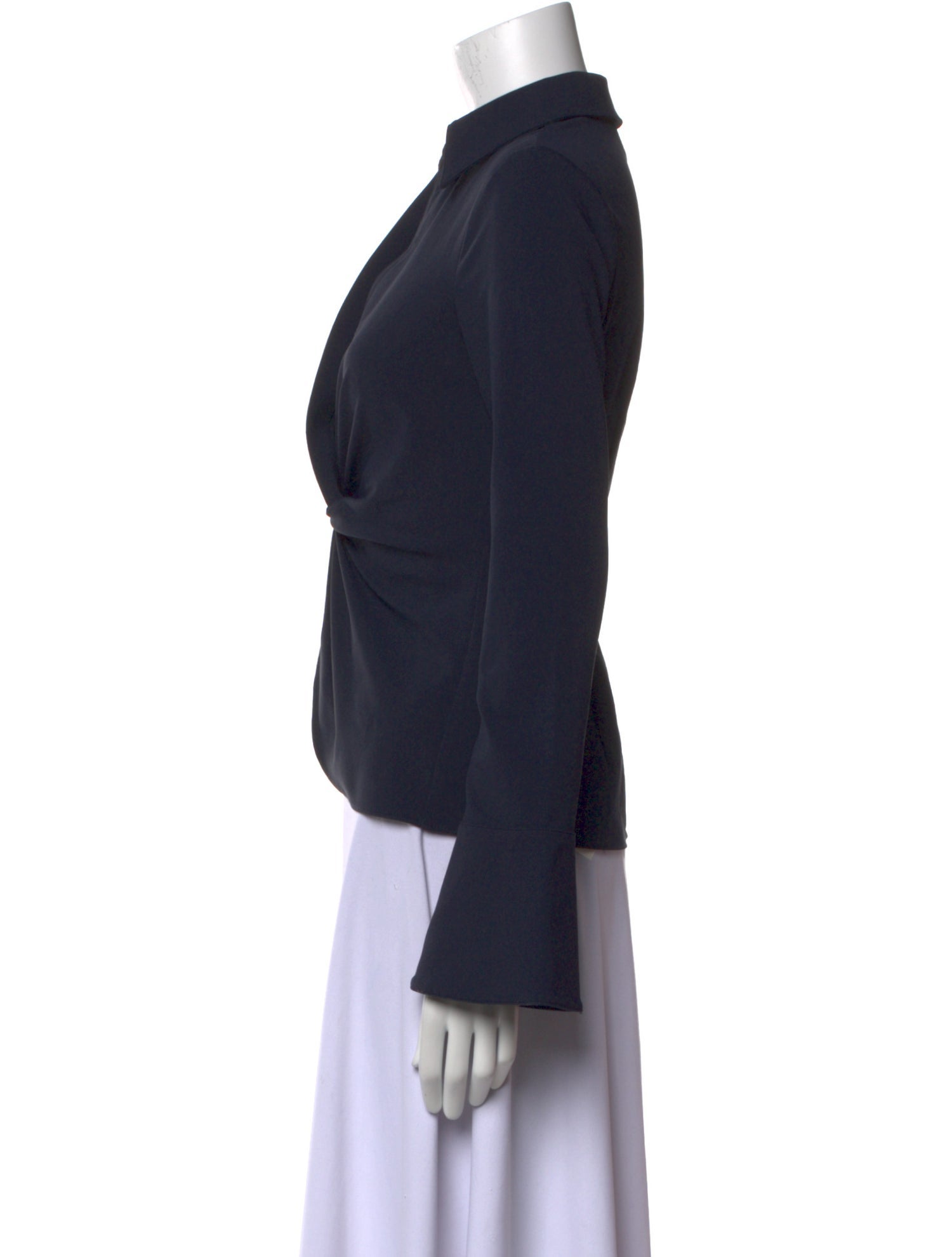 Cinq à Sept Long Sleeve Polo