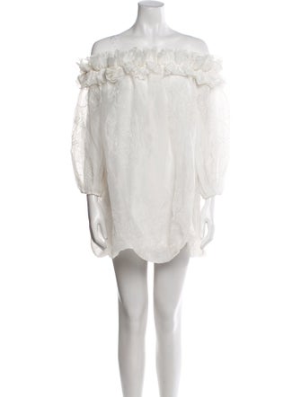 Cinq à Sept Off-The-Shoulder Mini Dress