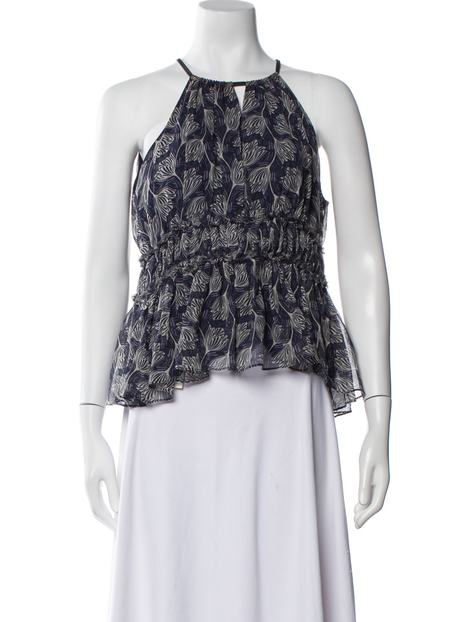 Cinq à Sept Silk Printed Blouse