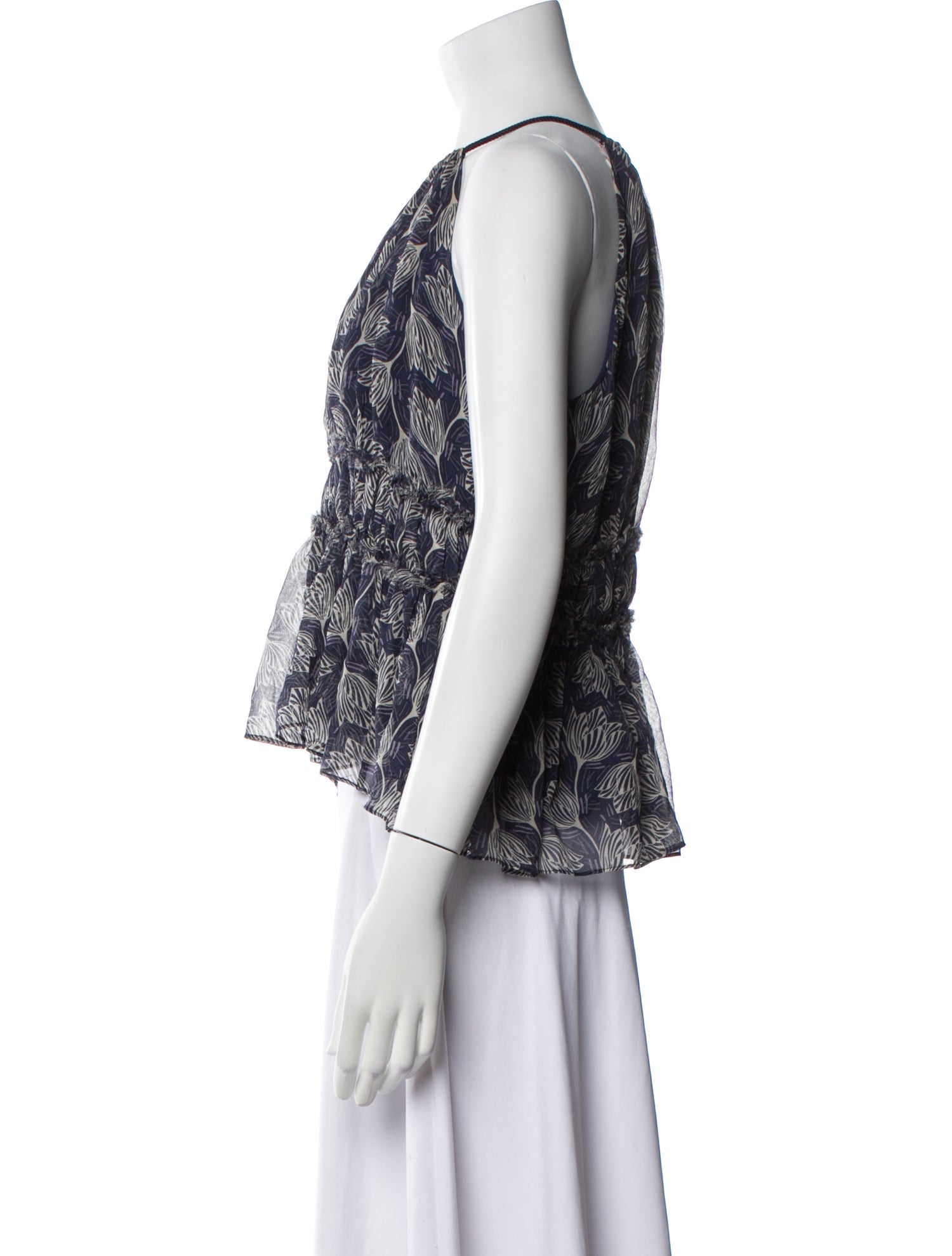 Cinq à Sept Silk Printed Blouse