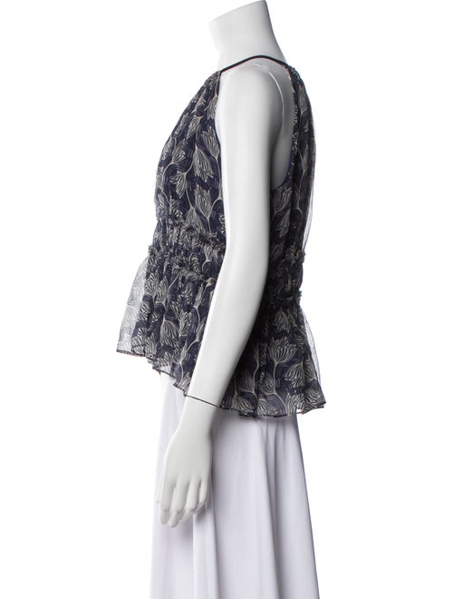 Cinq à Sept Silk Printed Blouse