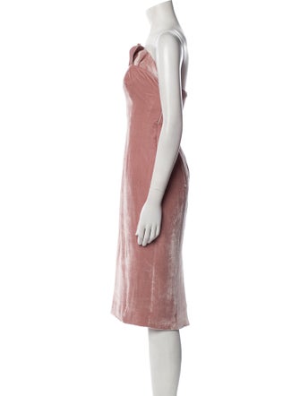 Cinq à Sept Square Neckline Knee-Length Dress