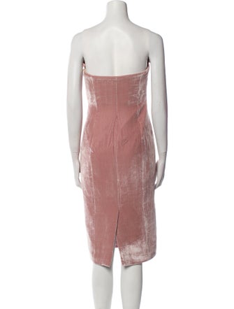 Cinq à Sept Square Neckline Knee-Length Dress