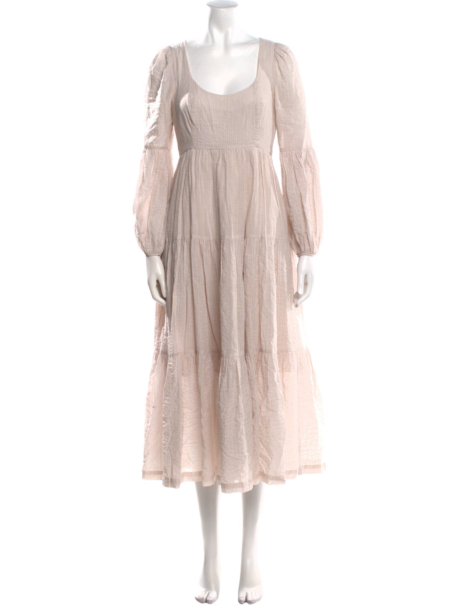 Cinq à Sept Scoop Neck Long Dress