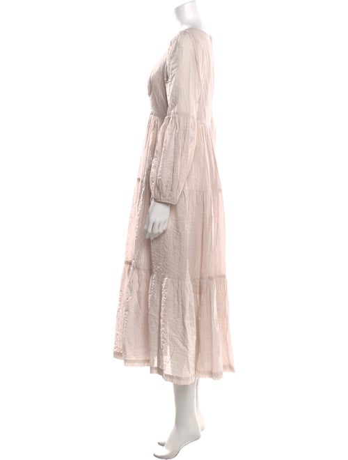 Cinq à Sept Scoop Neck Long Dress