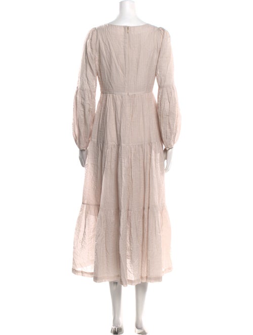 Cinq à Sept Scoop Neck Long Dress