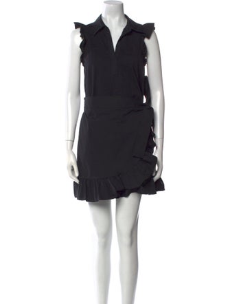 Cinq à Sept V-Neck Mini Dress