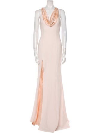 Cinq à Sept Cowl Neck Long Dress